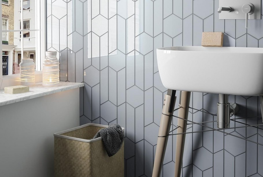 Плитка equipe Chevron Wall White