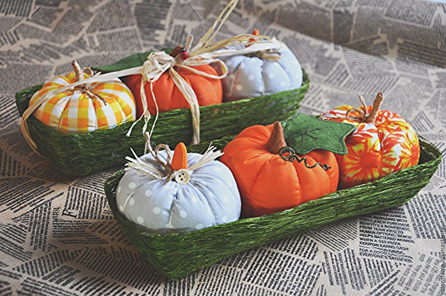 Композиция к Хэллоуину с тыквой