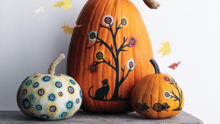 Декор декоративной тыквы
