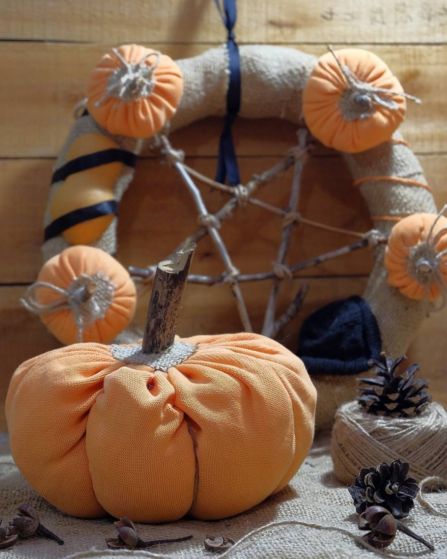 Украсить тыкву