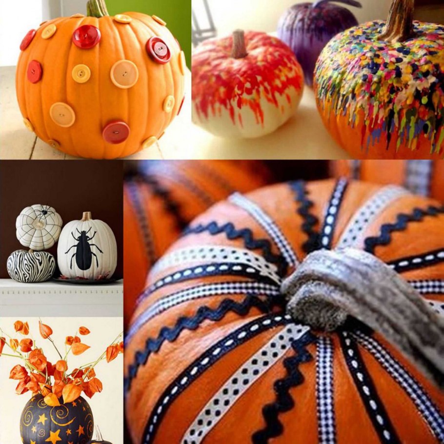 Изделия из декоративной тыквы