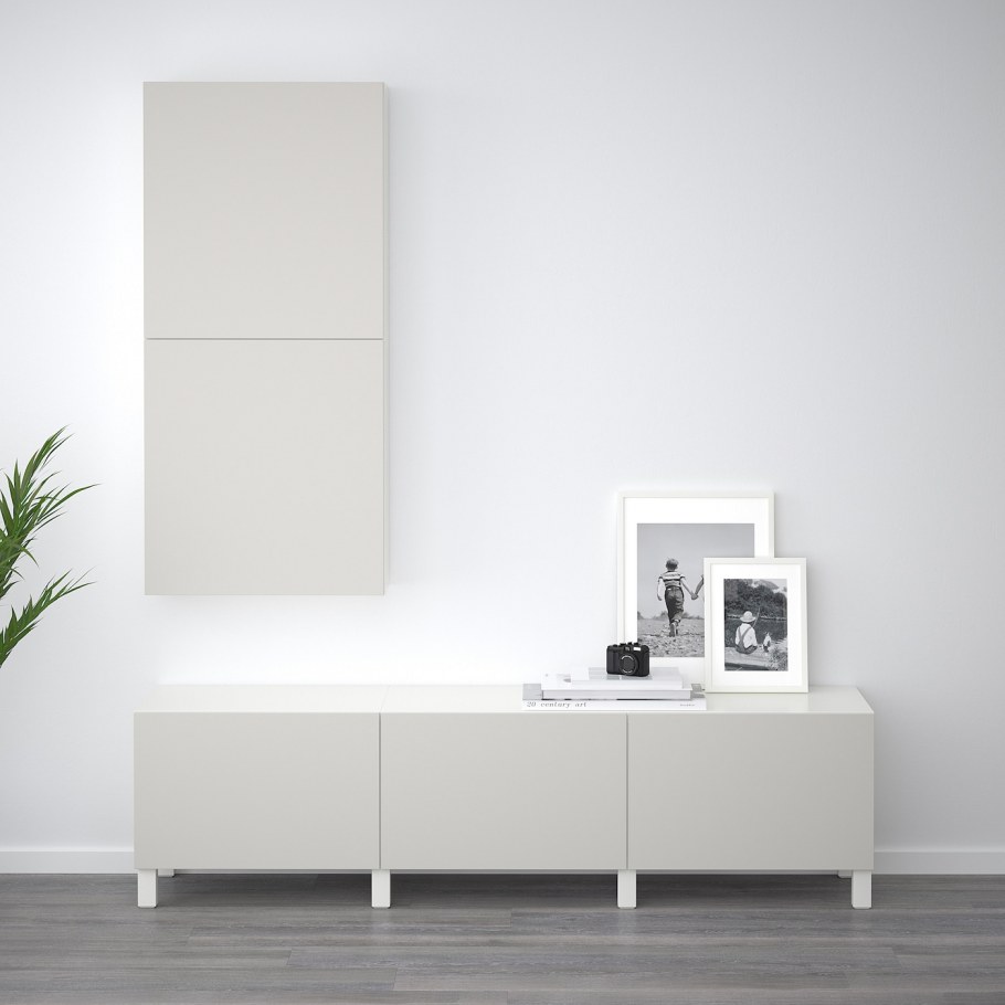 БЕСТО шкаф, белый60x40x202 см