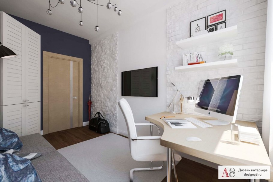 Подростковая комната для мальчика 10 кв.м