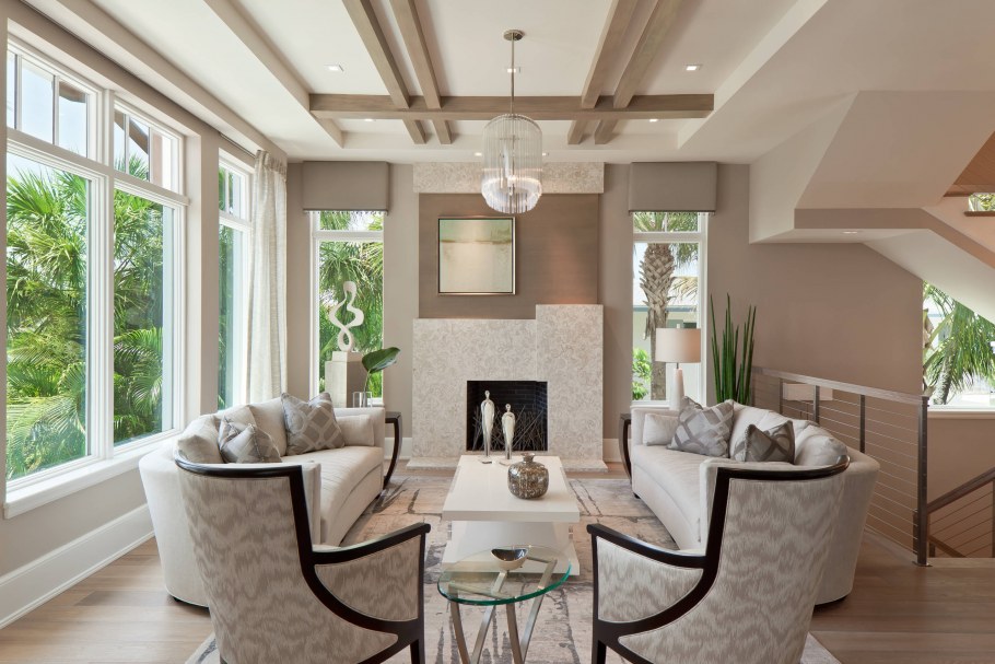 Потолок в стиле Минимализм натяжной