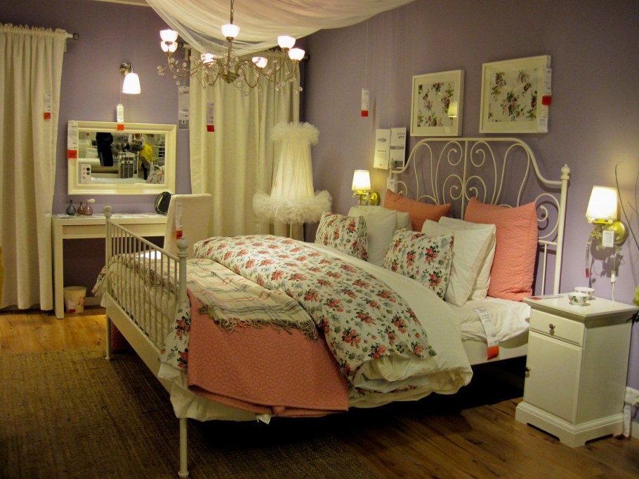 Спальня икеа ЛЕЙРВИК