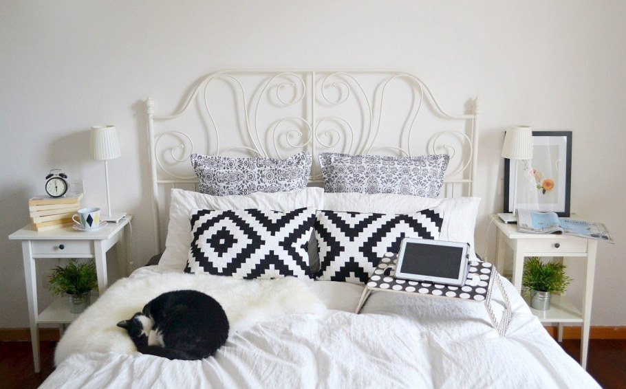 Кованая кровать ЛЕЙРВИК икеа