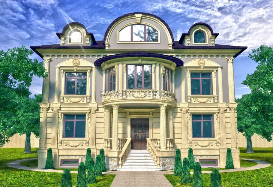 Классические фасады домов