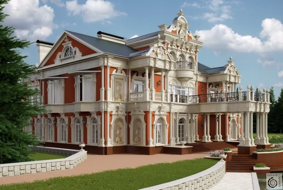 Проекты домов в стиле рококо Барокко