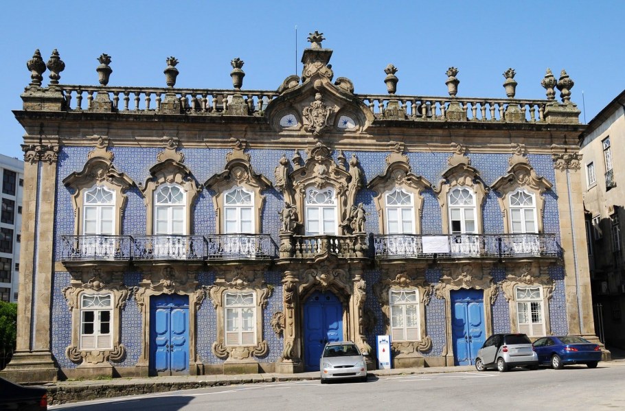 Фасад дворца райо в Браге