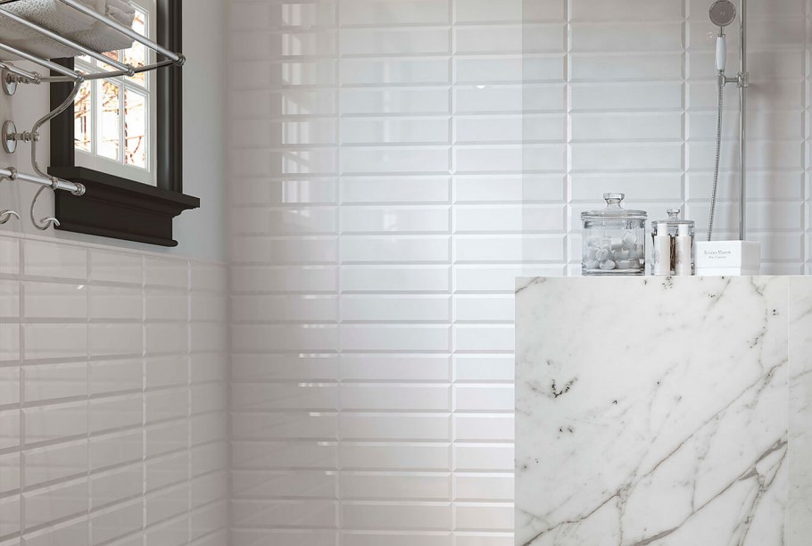 Плитка кабанчик серый глянцевый