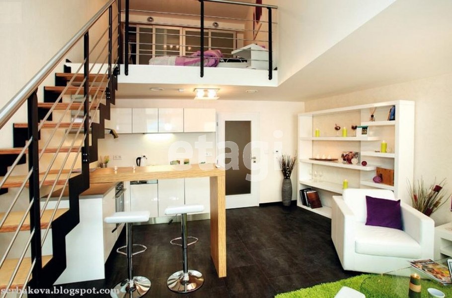 Лестница в стиле Прованс