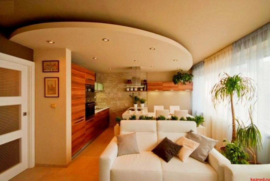 Евроремонт кухня гостиная