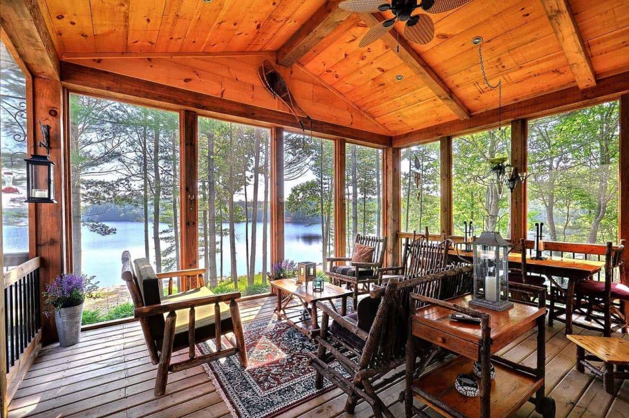 Кухня на веранде