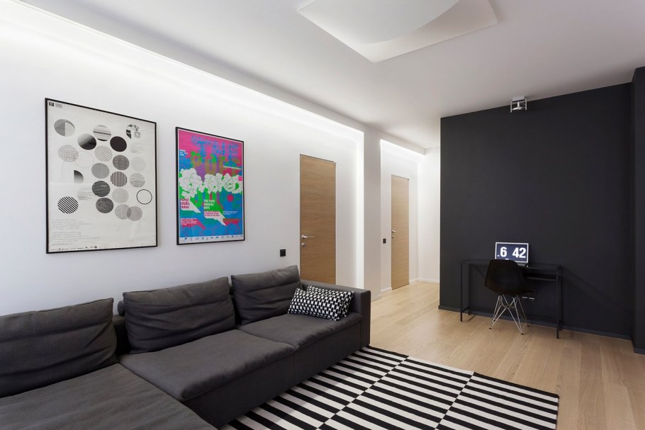 Гостиная в стиле Минимализм 30кв м