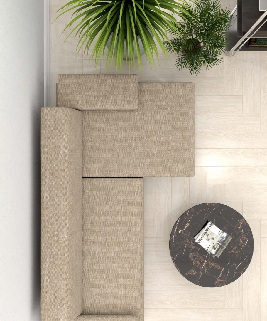 Borneo керамогранит светло-коричневый ректифицированный 20х120 k-1626/Mr