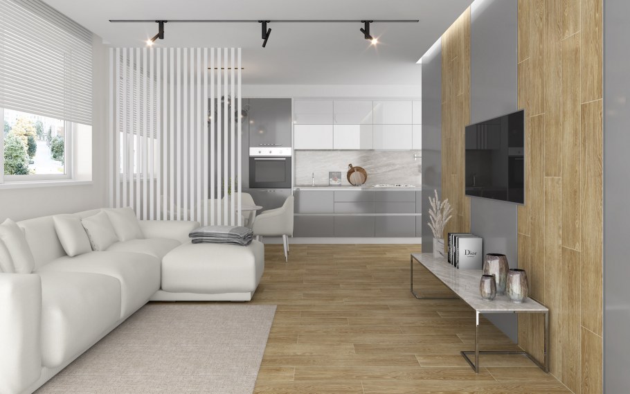 Borneo керамогранит светло-коричневый ректифицированный 20х120 k-1626/Mr