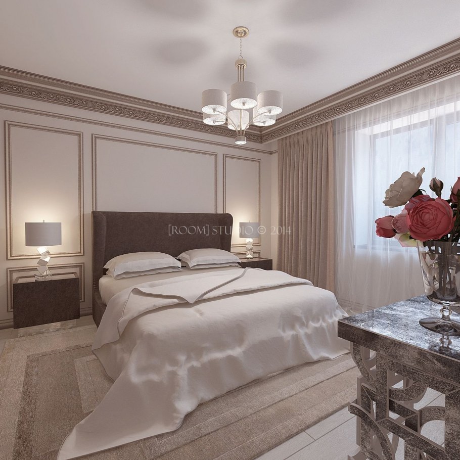 Спальня в стиле современной классики