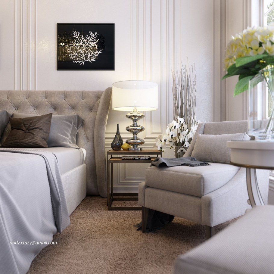 Спальня современная классика