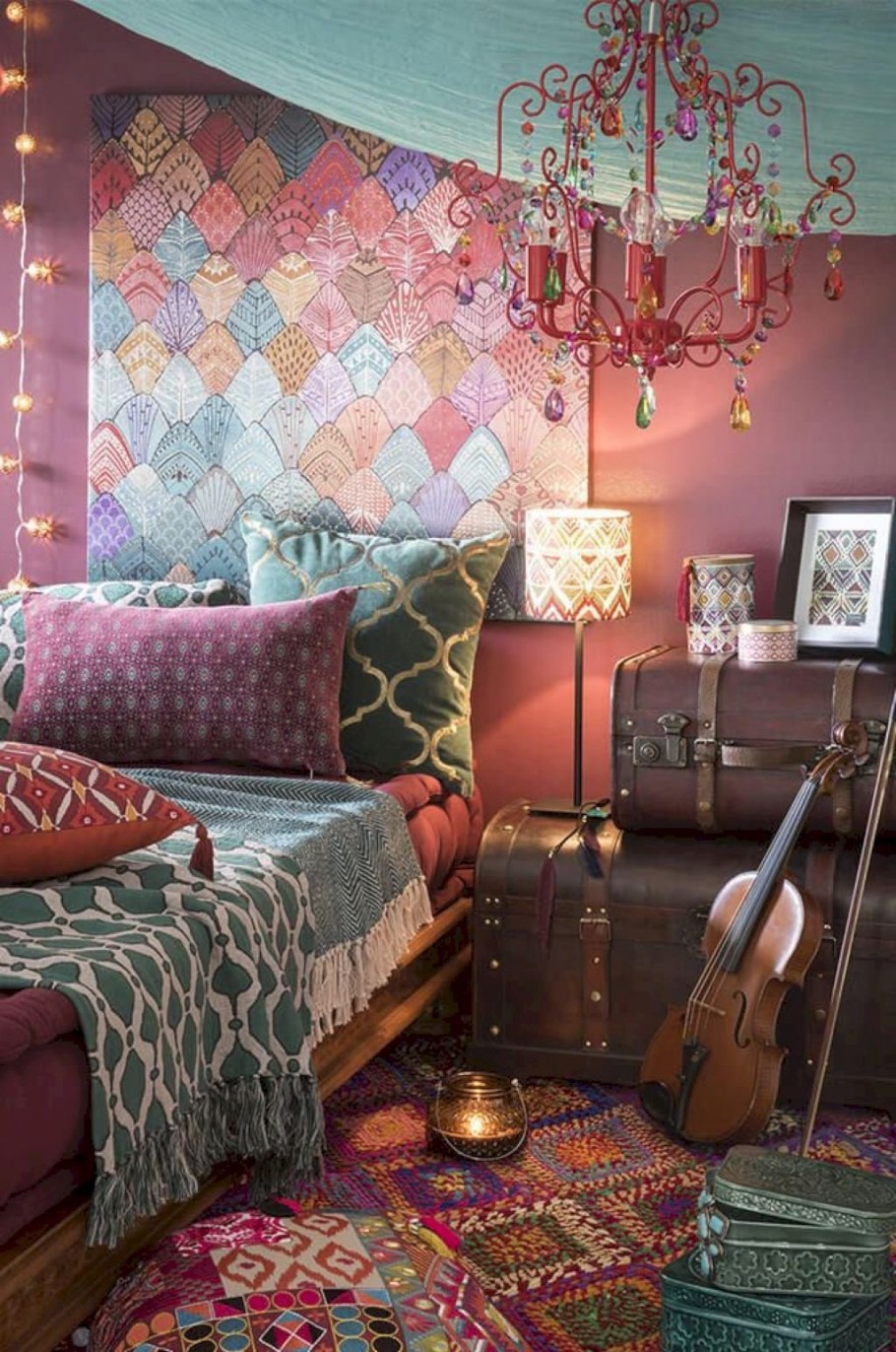 Спальня в стиле бохо Шик Марокко