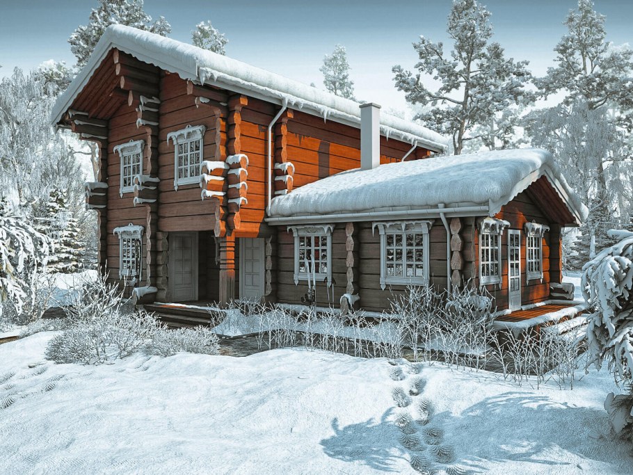 Дома из лафета Норвежская рубка проекты