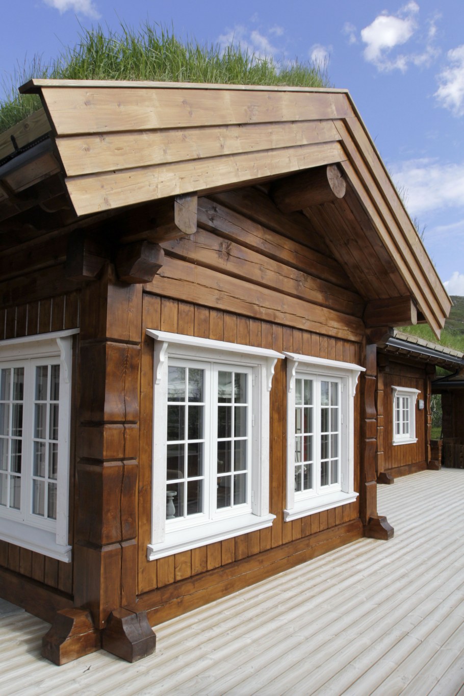 Норвежский деревянный дом из лафета
