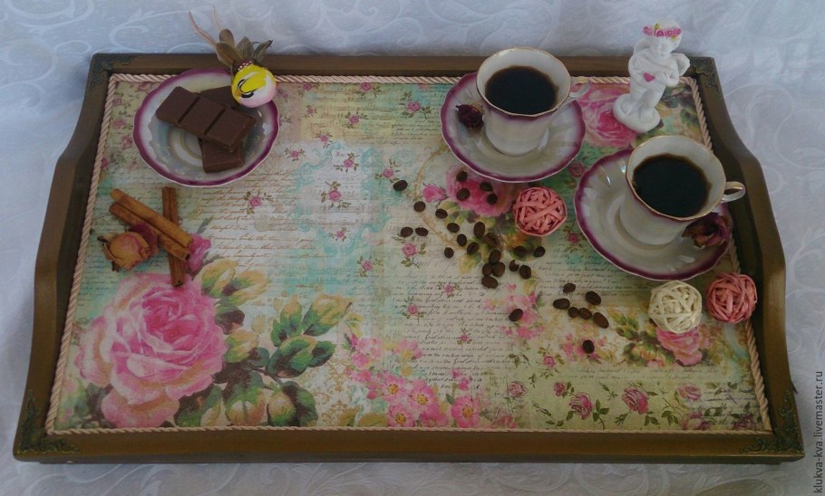 Поднос интерьерный