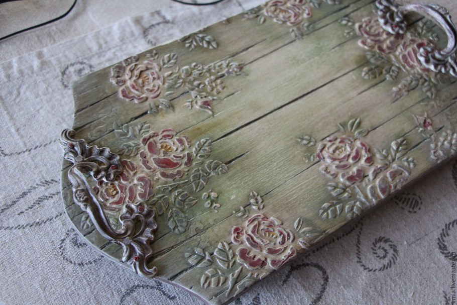 Декорирование подноса