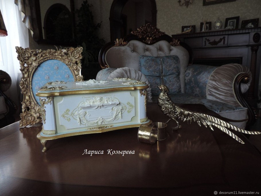 Красивые шкатулки в стиле рококо