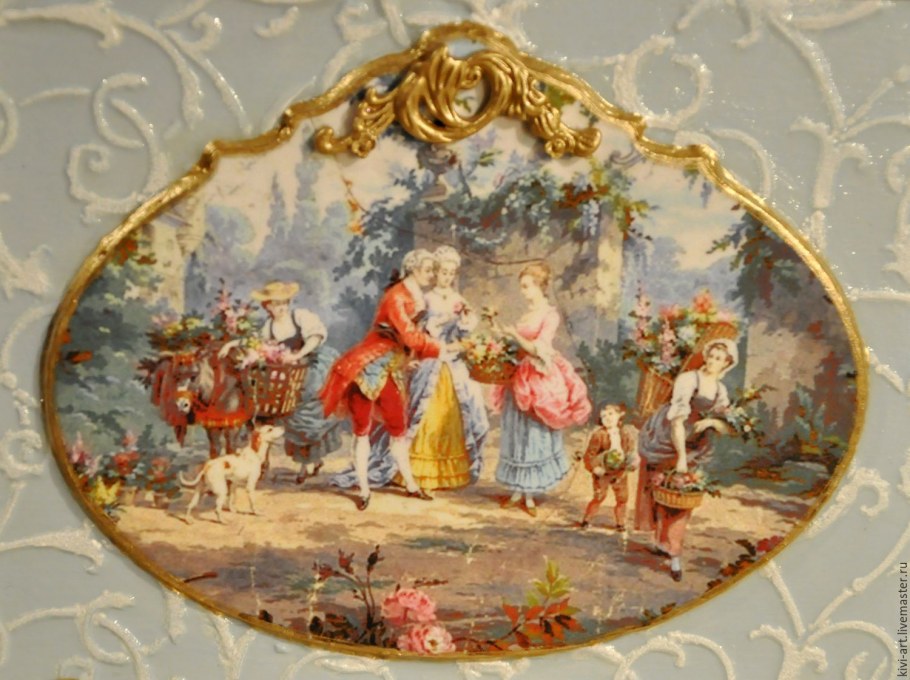 Декупаж в стиле рококо