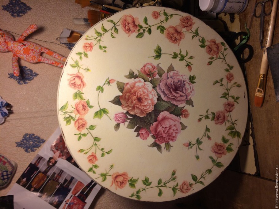 Поднос круглый вращающийся