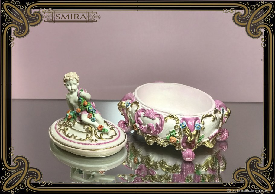 Розовый кварц шкатулка