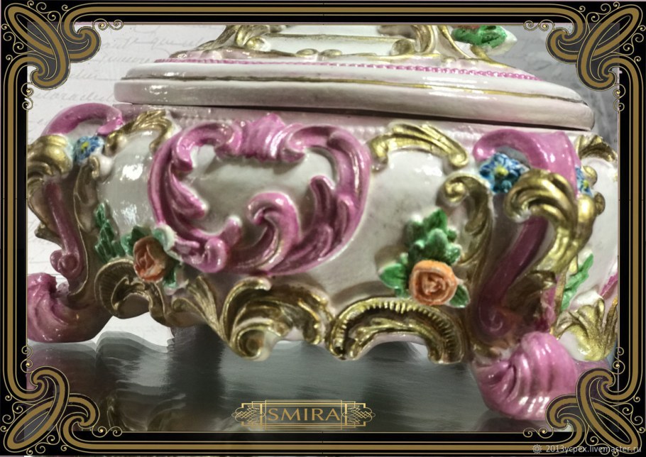 Розовый кварц шкатулка