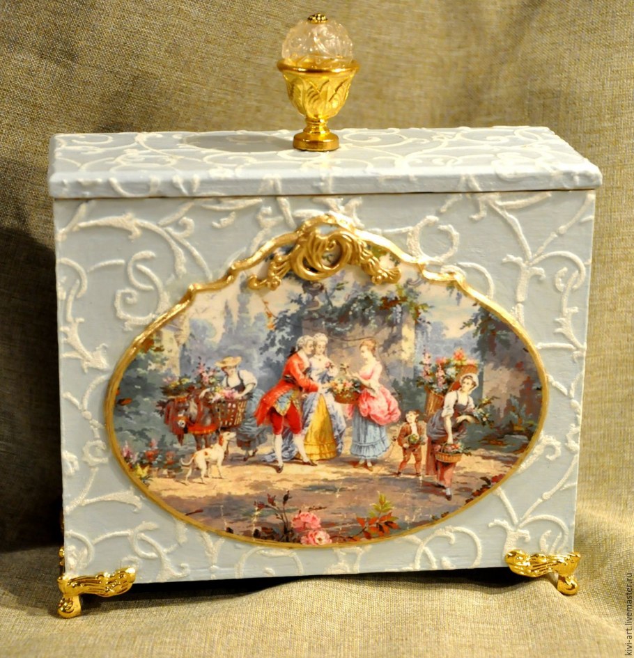 Рококо декупаж