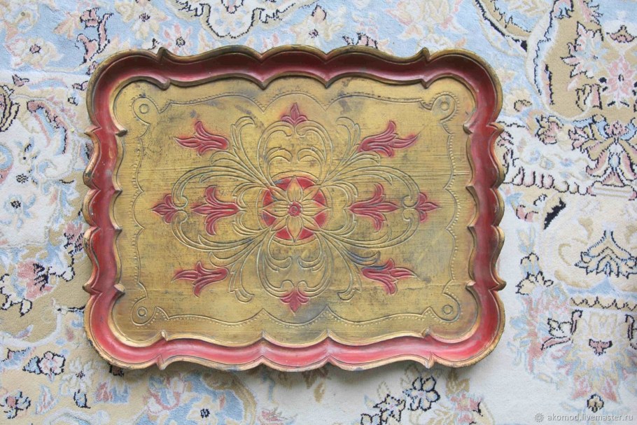 Поднос в итальянском стиле