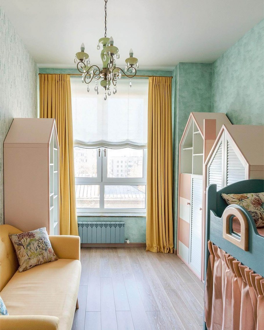 Детская в бирюзовом цвете