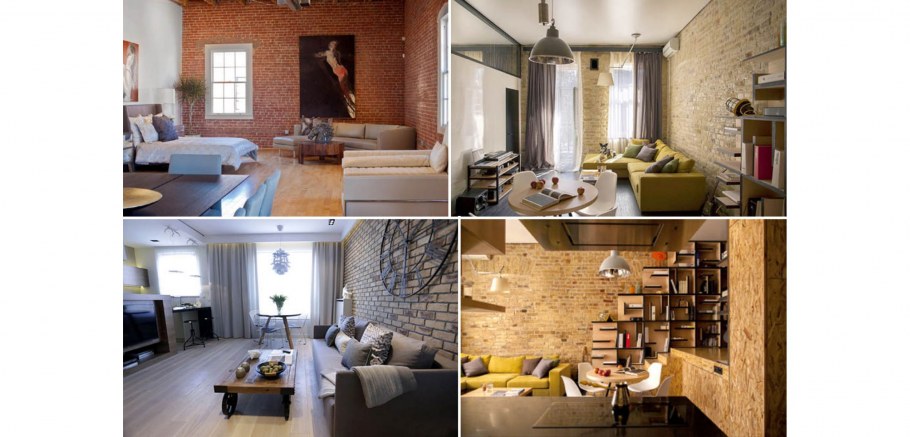 Дешевая отделка квартиры под лофт