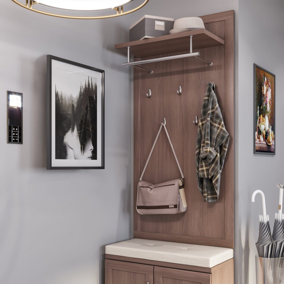 Вешалка Клифтон орех лазурит