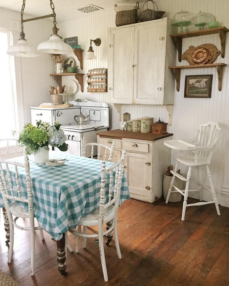 Кухня икеа шебби Шик