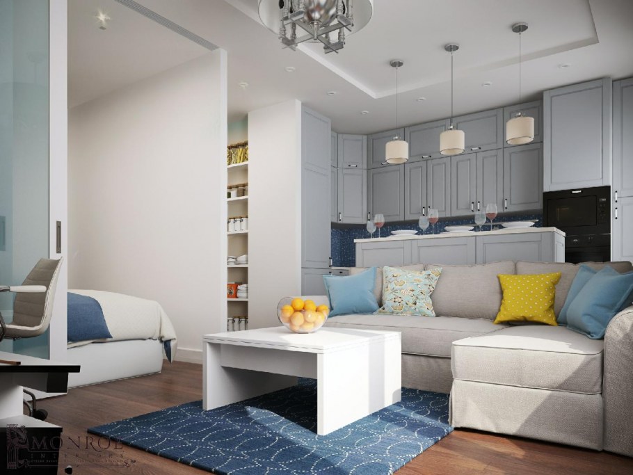 Спальня-гостиная 15 кв.м