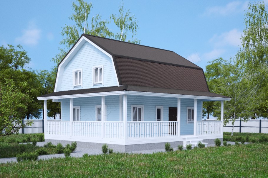 Пристройка веранды к дому