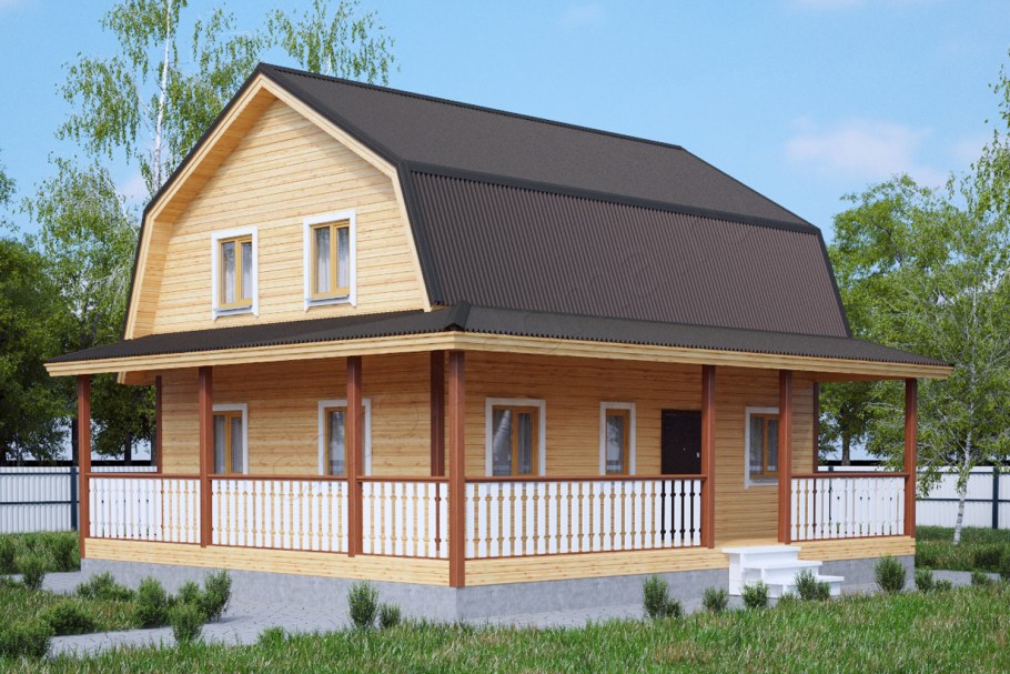 Дома из бруса 9 на 11