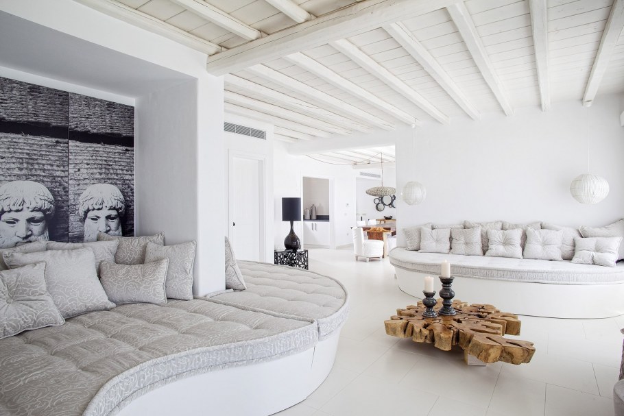 Грееческий силь в интерьере