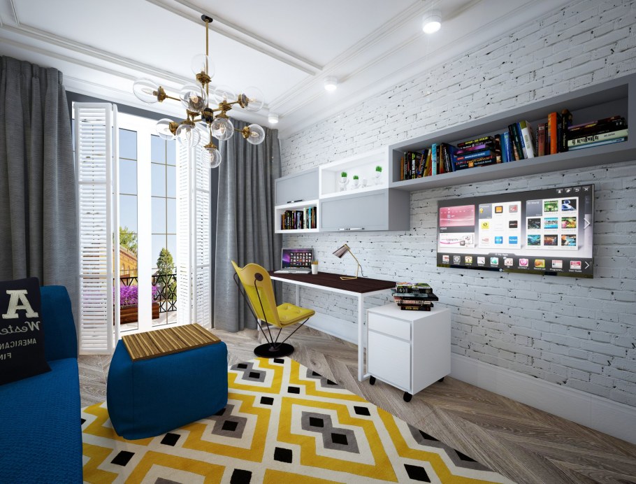 Интерьер подростковой комнаты