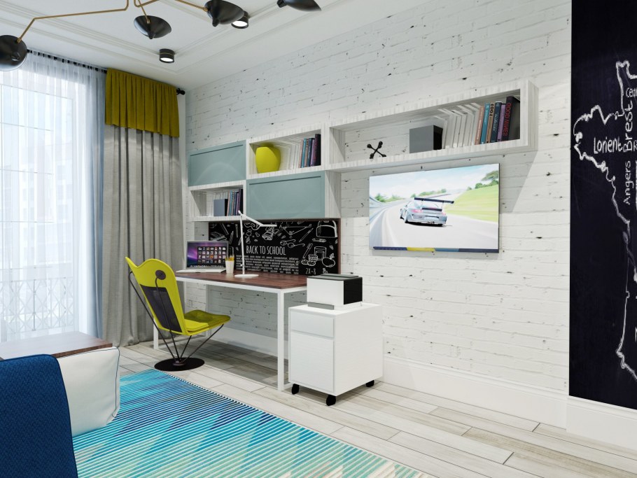 Освещение в комнате подростка мальчика