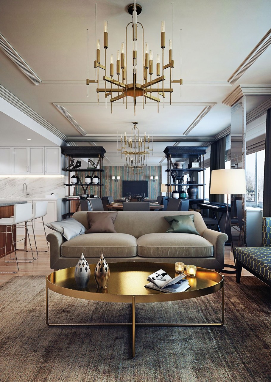 Эклектика лофт и Неоклассика