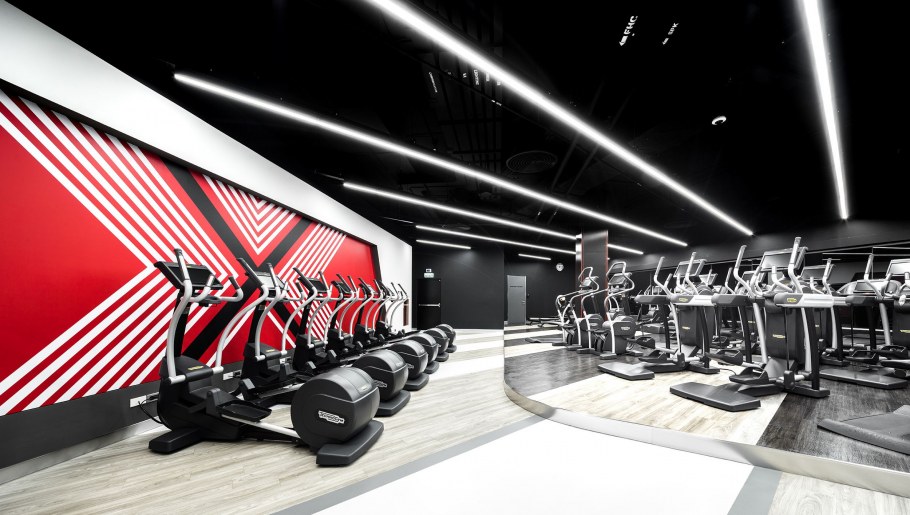 Футуристичный спортзал