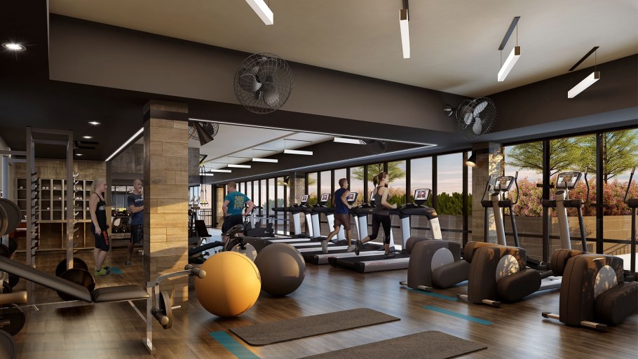 Спортзал интерьер