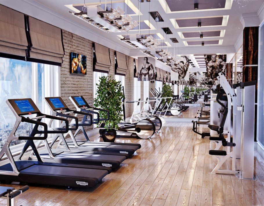 Красивый спортзал