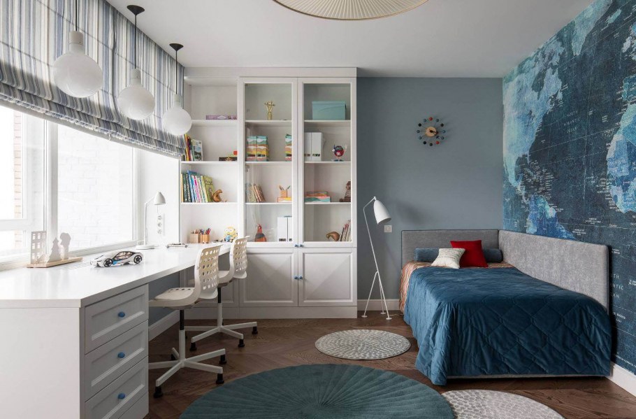 Креативный рабочий стол комната