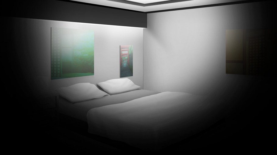 Как нарисовать реалистичную кровать в комнату